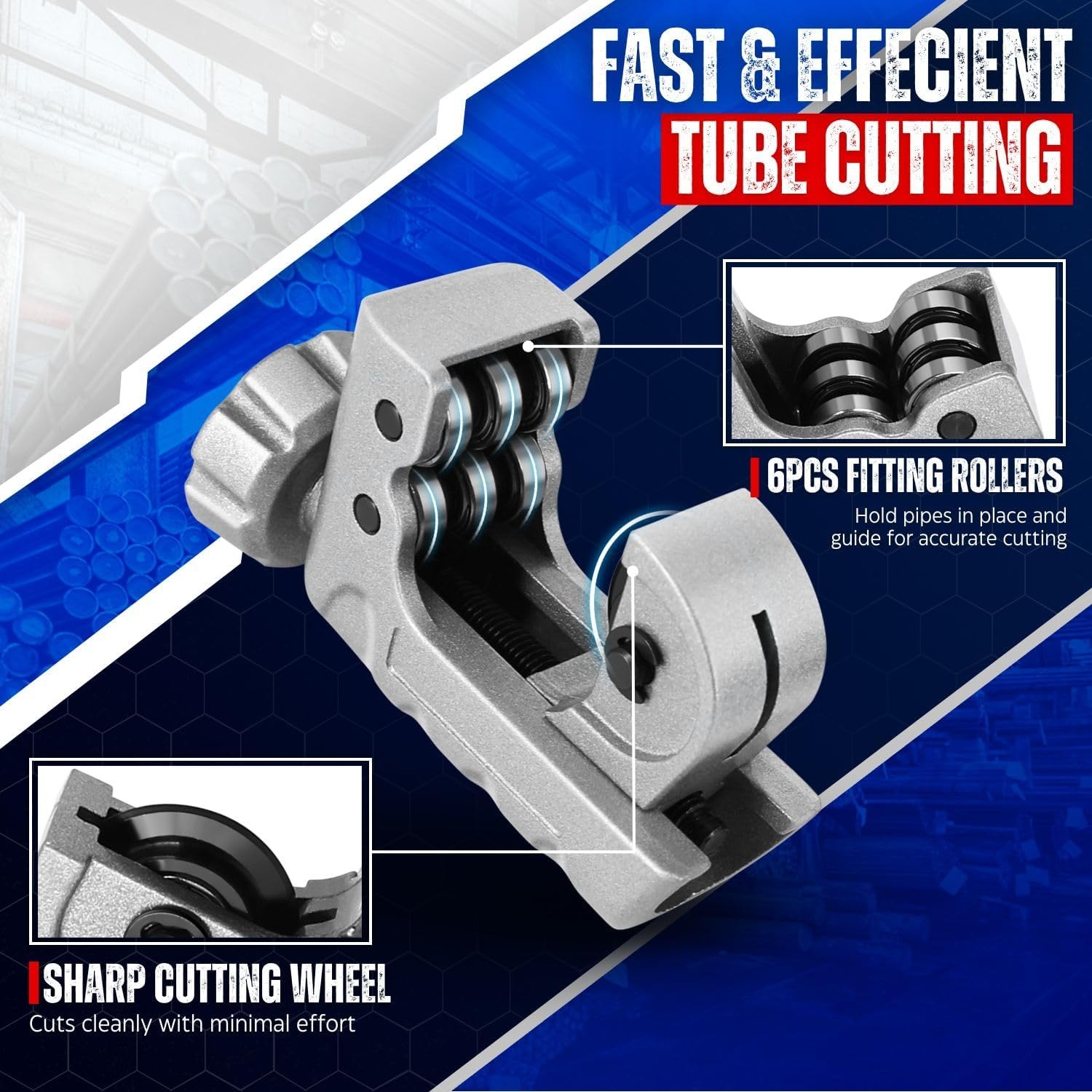 Cortador de Tubos Tipo Rodamie - Pipe Cutter Ratchet reseña y precio