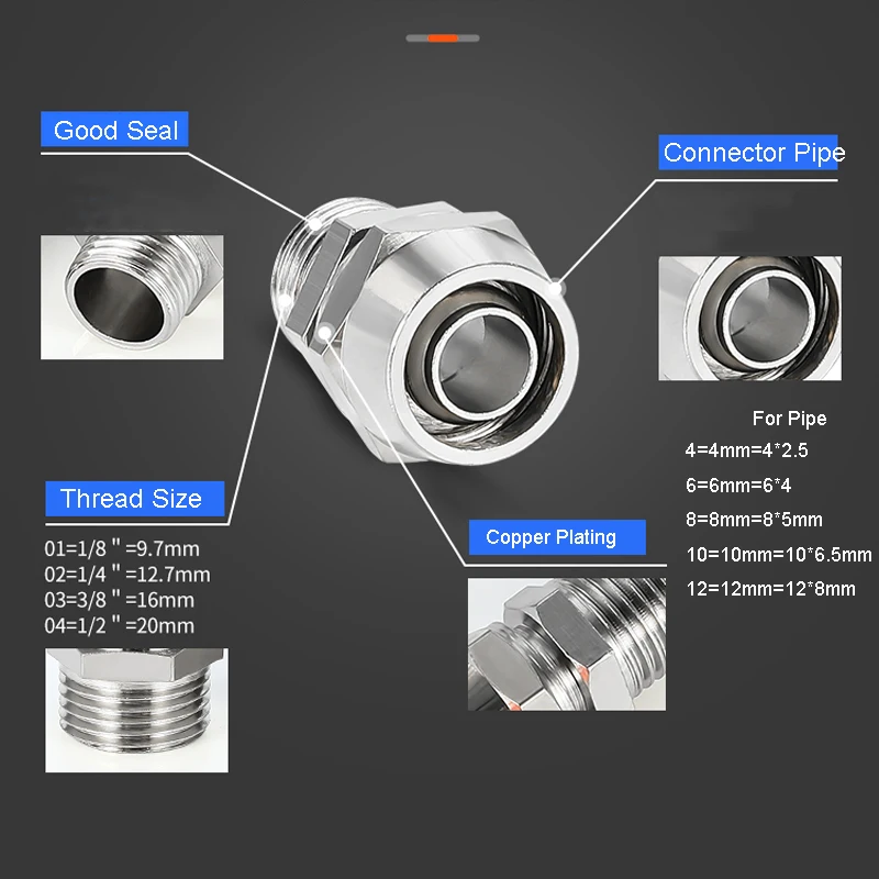 Accesorios Neumáticos de cobre - Compression Fitting Brass reseña y precio