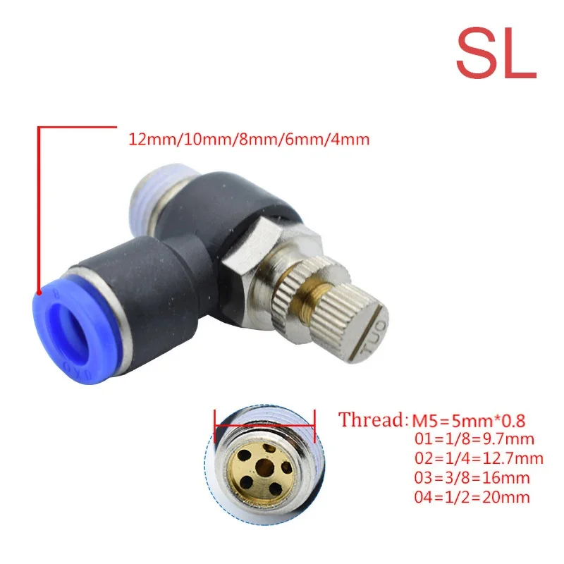 1 Uds conector rápido neumátic - Compression Fitting Brass reseña y precio